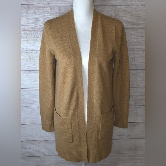 J. Crew Sweaters - J. Crew Wool Blend Open-front Cardigan With Patch Pockets Size XS